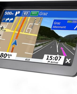 GPS Navigation for Car,7 inch GPS Navigation System,GPS Navigator 2026 Maps Updates- for Car Truck RV,Speed & Red Light Warning,Turn-by-Turn Voice Guidance for All Cars